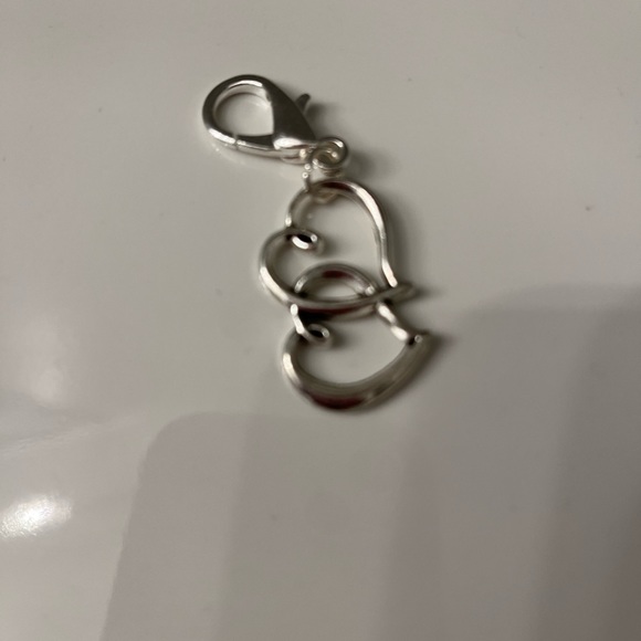 ❤️Silver double heart pet charm - Picture 4 of 6